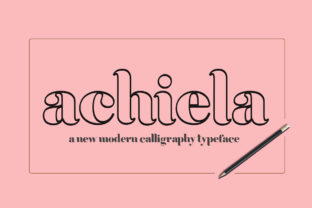 Achiela Family Font: A Bold Typeface for Digital Design