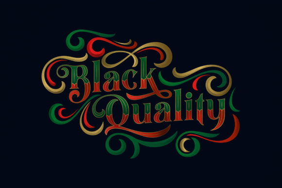 Black Quality Font: A Bold Typeface for Strong Campaign Headlines