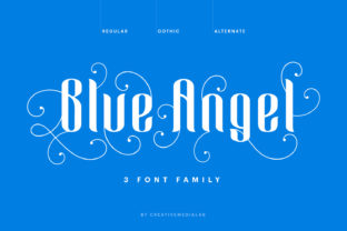 Blue Angel Font: A Bold Blackletter for Your Brand’s Visual Identity