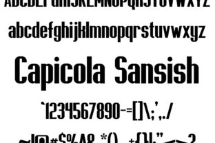 Capicola Sansish: A Versatile Typeface for Makers and Crafters