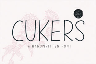 Cukers: A Handwritten Sans Serif Font for Editorial Design