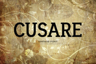 Cusare Font: A Bold, Timeless Typeface for Creative Makers