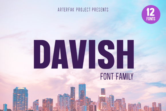 Davish Family: A Premium Sans Serif Font for Editorial Design