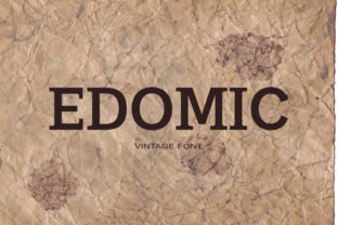 Edomic Font: A Bold Serif for Editorial Design