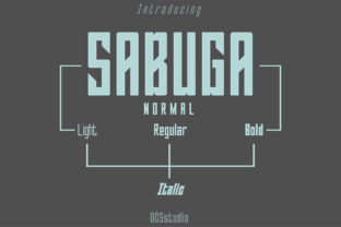 Elevate Your Brand with the Sabuga Font