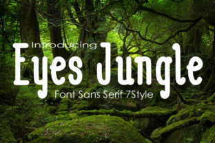 Eyes Jugle Font Review: A Bold Serif with a Cool Vibe