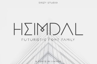 Heimdal Font: A Futuristic Typeface for Editorial Design