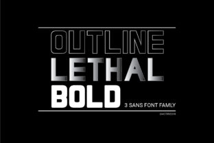 Lethal Family: A Bold and Sophisticated Font for Creative Branding