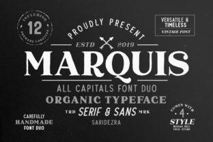 Marquis Duo: A Bold Serif Typeface for Web Designers