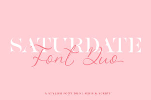 Saturdate Duo: A Classy Typeface for Polished Branding