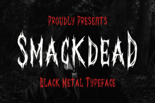 Smackdead Font: A Bold Typeface for Editorial Edge