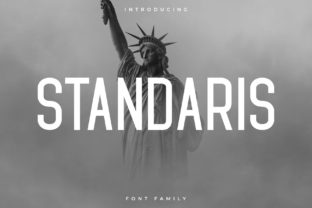 Standaris: A Bold, Modern Typeface for Branding Projects