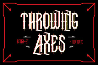 Throwing Axes Font Review: A Bold Typeface for Impactful Campaigns