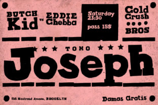 TOMO Joseph: A Bold Typeface for Your Brand’s Big Breakthrough