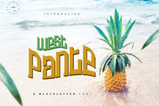 West Pante: A Bold, Fun Font for Makers and Creative Sellers